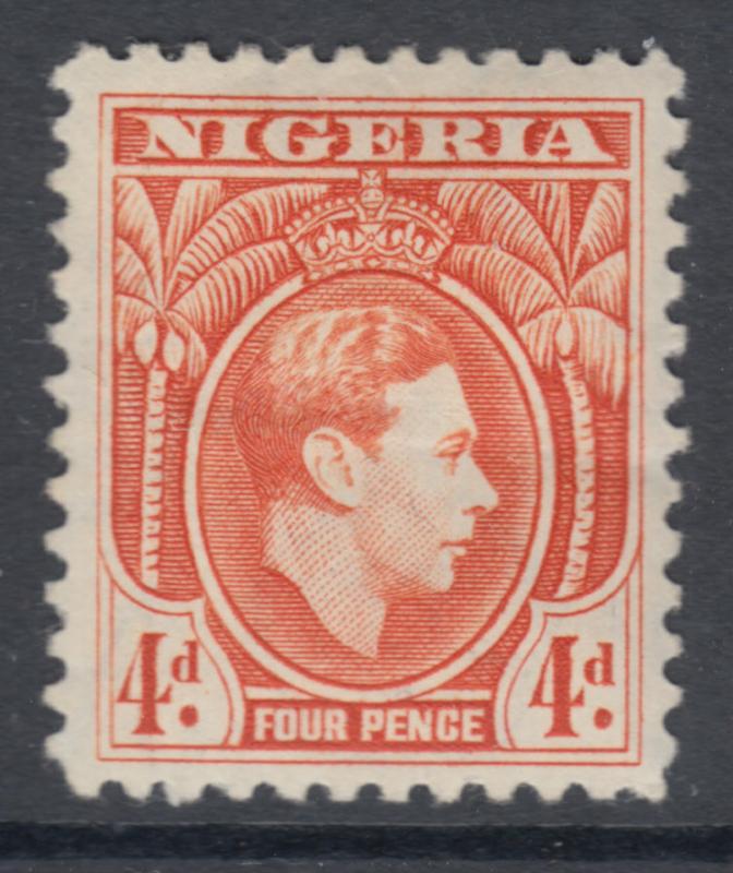 WS-D414 NIGERIA GBC - KGVI, 1938 Definitive, 4D. Orange SG54 £50 MHH