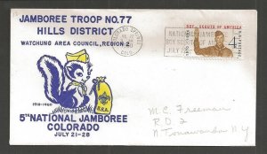 1960 US Boy Scout Jamboree Colorado Springs Troop 77 Watchung Area Council