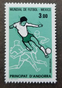 *FREE SHIP Andorra Football World Cup Mexico 1986 Soccer Sport Games (stamp) MNH