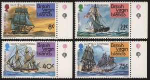 BRITISH VIRGIN ISLANDS Sc 309-12 VF/MNH - 1976 American Bicentennial