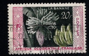 FRENCH West Africa SCOTT 78 Used Banana stamp