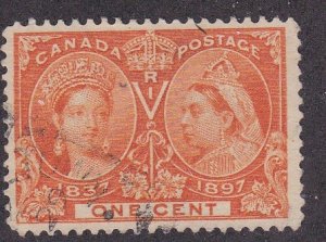 Canada # 51, Queen Victoria Portraits from 1837 & 1897,  Used, 1/3 Cat.