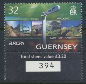 Guernsey  SG 1033  SC# 833 Europa Holidays Mint Never Hinged see scan 