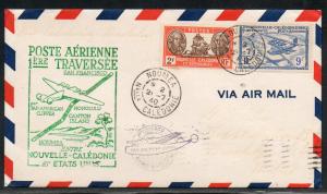 New Caledonia #169 C4 First Flight to Hawaii 1940 A759