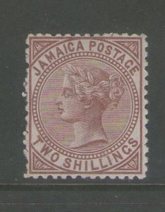 Jamaica 1875 QV 2sh Sc 14 MH