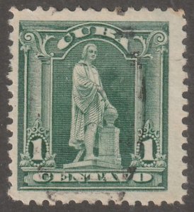 Cuba, stamp, Scott#233,  mint, hinged,  Columbus