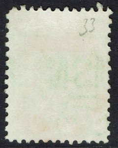 AUSTRALIA 1902 POSTAGE DUE 5/- WMK CROWN/NSW PERF 11.5,12 COMPOUND 11 USED/CTO 