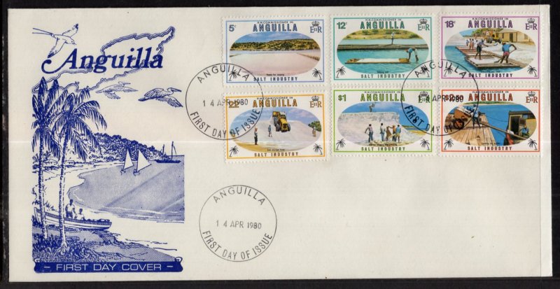 Anguilla 381-386 U/A FDC