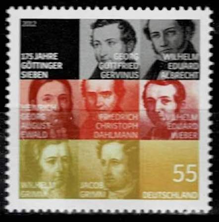 Germany2012,Sc.#2699 MNH, 175th Anniversary of Gottingen Seven