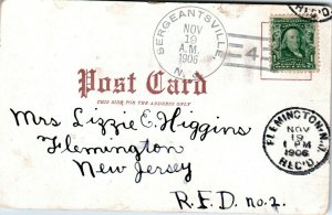 1906 Sergeantsville NJ Doane to Flemington RFD #2 - L27371