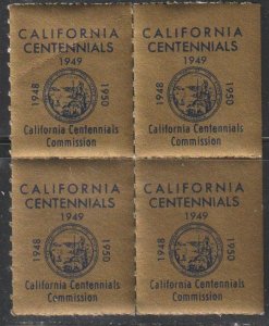 United States 1948-50 California Centennial stamp Mint Light Hinge