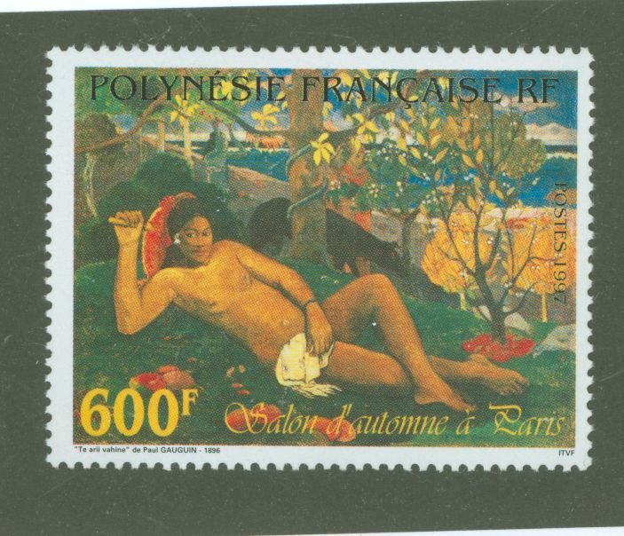 French Polynesia #727  Single (Complete Set) (Art)