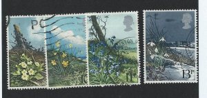 Great Britain used sc 855-858