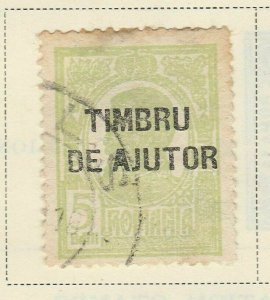 A5P47F80 Romania Postal Tax Stamp optd 5b used-