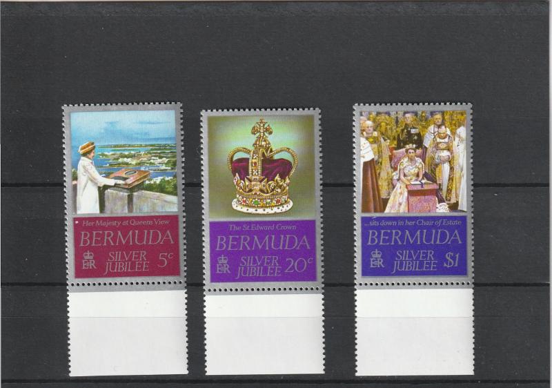 Bermuda  Scott#  347-9  MNH