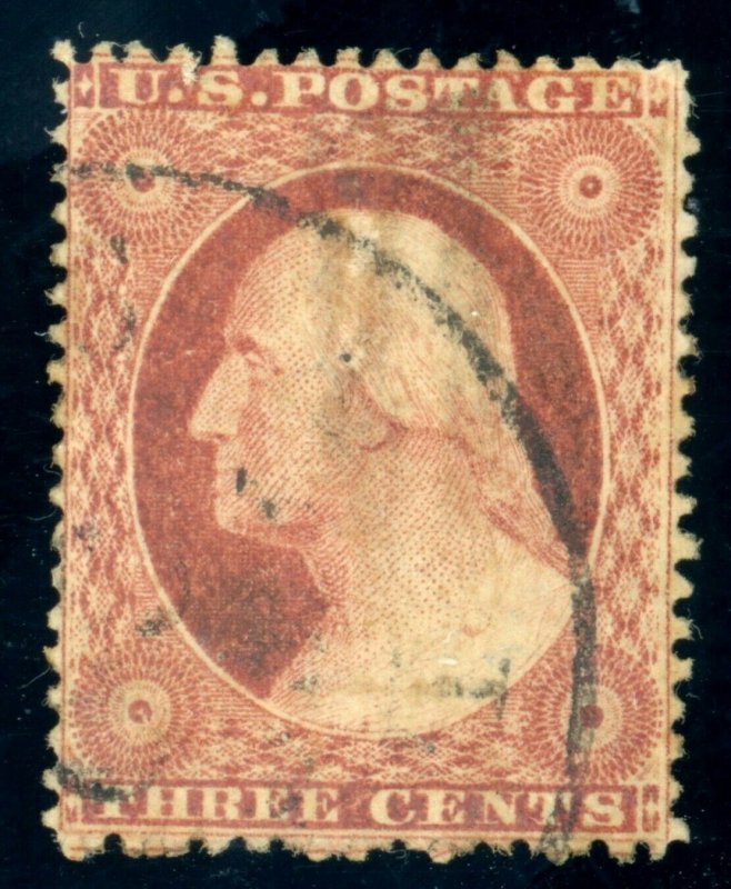 US Stamp #25 Washington 3c, PSE Cert - Used