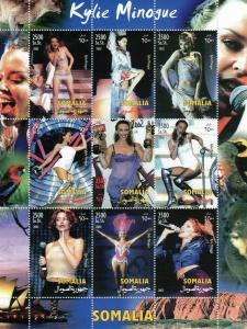 Somalia 2002 Kylie Minogue-Birds Shlt (9) perf.mnh vf 