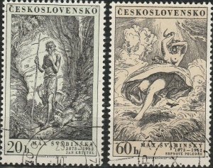 Czechoslovakia, #1902-1903 Used From 1973