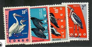 Congo Democratic Republic; Scott 429, 430, 432, 434;  1963;  Unused; NH