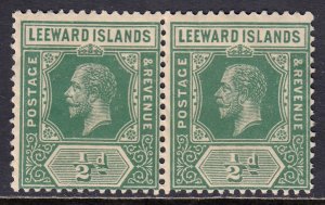 Leeward Islands - Scott #47 - Pair - MNH - Creasing - SCV $11.00