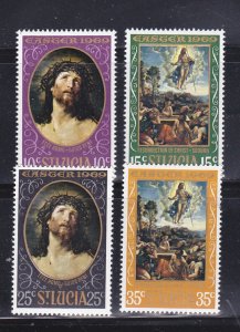 St Lucia 245-248 Set MNH Easter