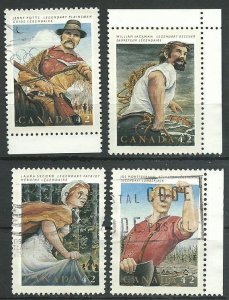 Canada #1432-35   used VF 1992 PD
