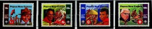 Papua New Guinea Sc 554-7 MNH SET of 1982 - Scouts