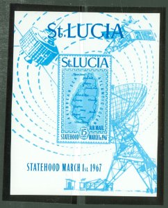 St. Lucia #C1  Souvenir Sheet