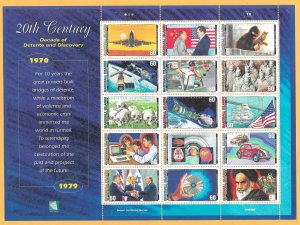 MARSHALL ISLANDS 1999 Events of the 20th Century 1970-79 Sheet Sc 723 MNH