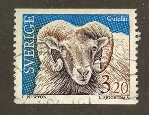 Sweden 1994 Scott 2055 used - 3.20kr,  Domestic Animals,  Gotland Sheep