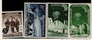 Australian Antarctic Territory L1-3, L5 Mint Never Hinged