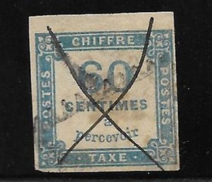 FRANCE - SCOTT #J10 - FINE - USED (USED)