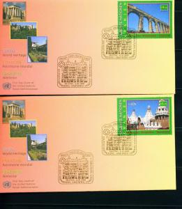 279-80   Vienna FDC World Heritage Singles