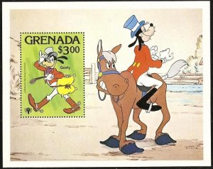 Grenada MNH S/S 954 Disney's Goofy On Horse 1979