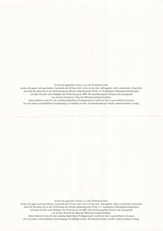 GERMANY 5NB8B    USED  WITH CERTIFICATE