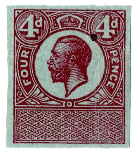 (I.B) George V Revenue : Unappropriated Die Proof 4d