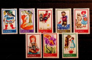 Poland Sc 1576-76 MNH Set of 1968 - Illustration from Fairy Tales