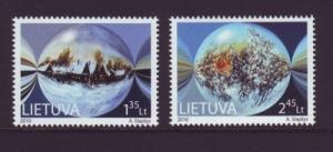Lithuania Sc 928-9 2010 Christmas stamps mint NH