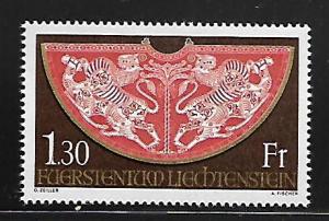 LIECHTENSTEIN 570 MNH CORONATION ROBE STAMP 1975