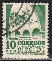 MEXICO 944, 10cents 1950 Definitive 3rd Printing wmk 350. USED. F-VF. (1427)