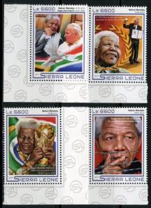 SIERRA LEONE 2017 NELSON MANDELA SET   NH