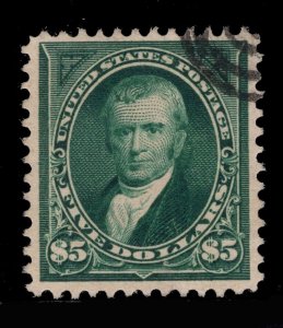 MOMEN: US STAMPS #278 USED VF/XF PF CERT LOT #86055