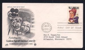 US FDC Sc.# 1803 W. C. Fields L983