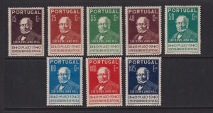 Portugal - 1940 Rowland Hill set, mint, cat. $ 46.25