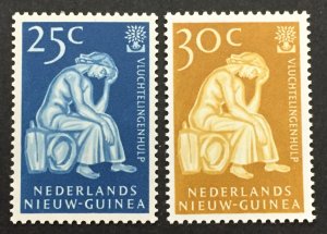 Netherlands New Guinea 1960 #39-40, WRY, MNH.