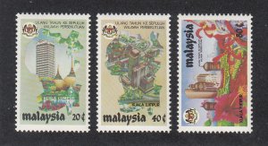 Malaysia Scott #272-274 MNH