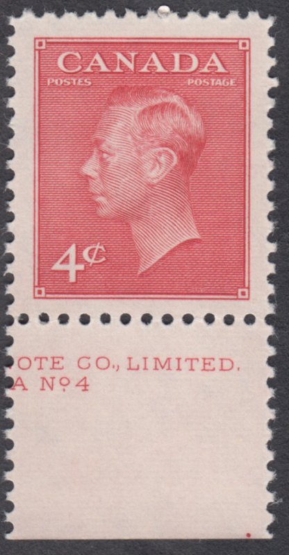 Canada - #287 King George VI - MNH