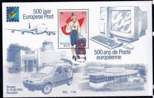 Belgium 2001 -  European Posts - MNH sheet     # 1854