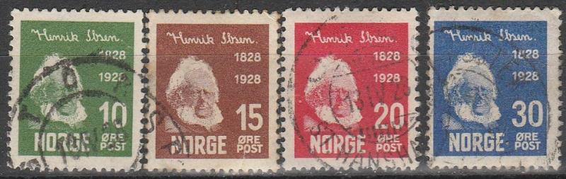 Norway #132-5  F-VF Used CV $15.40 (C6500)