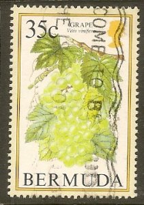 Bermuda   Scott 675   Grapes   Used